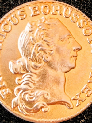 Silver replica 12.4g .999 silver gold plated like new