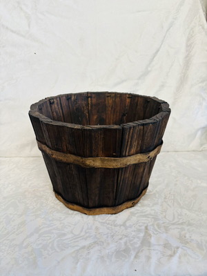 Cypriot wooden container used, 27x20cm