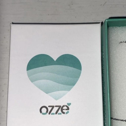 Ozze silver bracelet with bow and stones new