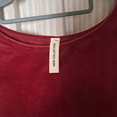 Velvet dress burgundy like new, versatile blouse dress