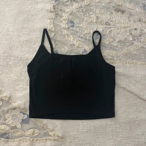 Shein black top with buttons, size S
