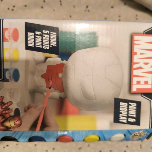 Marvel Iron Man Diy Paint&Display new in box