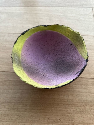 Italian handmade clay bowl new with vibrant colors