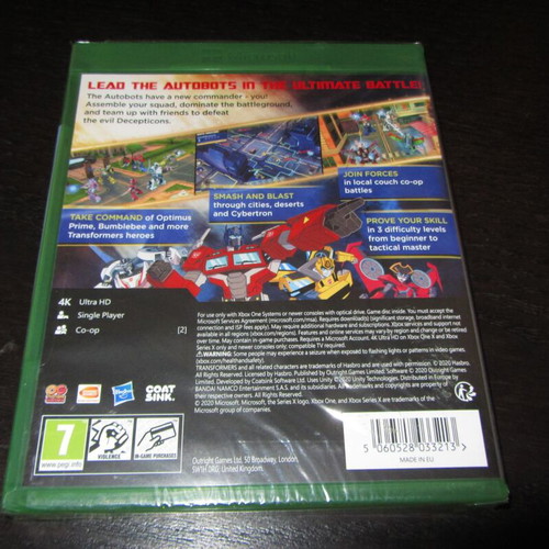 Transformers Battlegrounds Xbox One new sealed