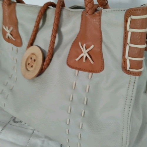 Shoulder bag used, high-quality faux leather in excellent condition
