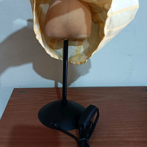 Table lamp doll new with yellow dress and hat