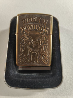 Zippo Harley-Davidson Barrett Smythe Devil ορειχάλκινος αναπτήρας του 1994