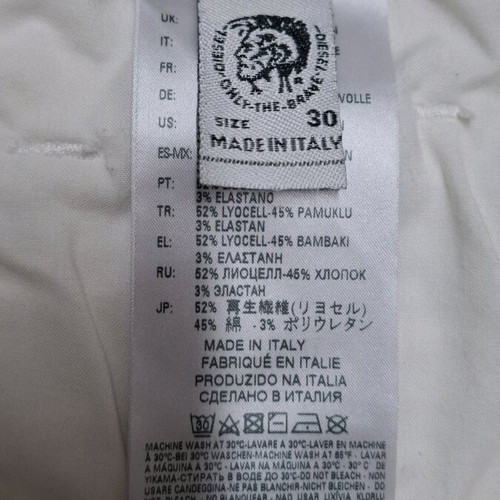 Diesel Krooley R-NE Stretch Jogg Jeans white like new, size 30