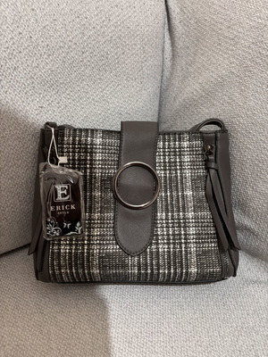 Erick Style Women's Shoulder Crossbody Bag new, plaid design