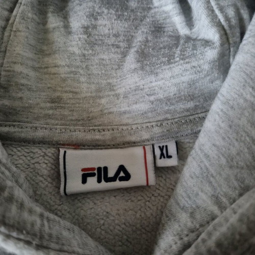 Fila hoodie XL like new, white and grey