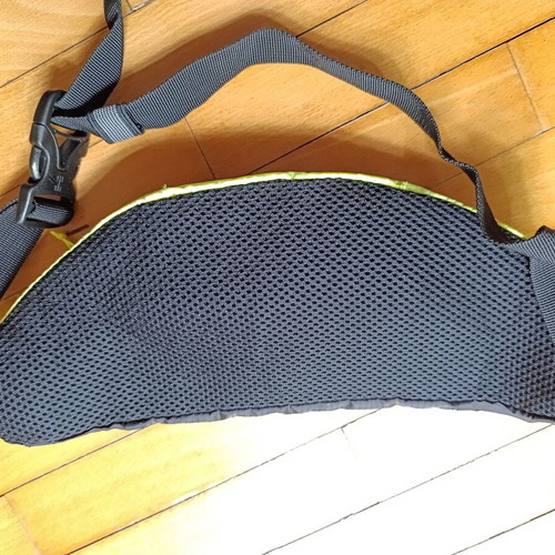 Karrimor waist bag used, neon yellow and green