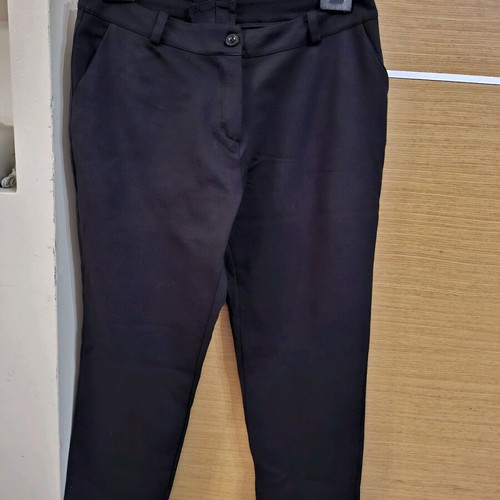 Women's fabric pants like new, size M-L, black