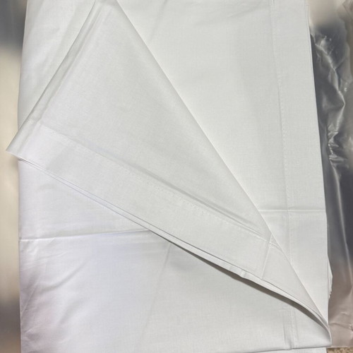 Bed sheets white 160x255 100% cotton Pennie 203 threads set of 7