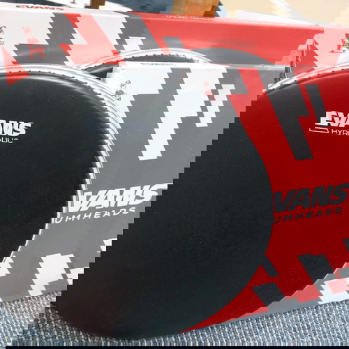 Drum Heads Set 14" Evans Hydraulic, Aquarian, Remo with Free Cymbal