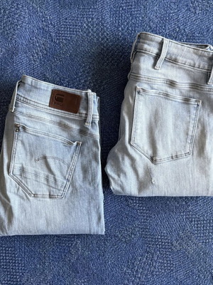 G-Star Raw Jeans used women's blue denim pants sizes 26 and 28