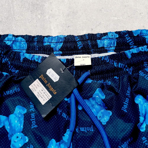 Palm Angels Kill the Bear men's swim shorts navy blue XXL new