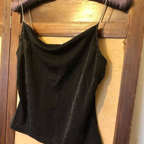 River Island evening top used, black, size S