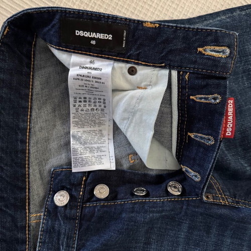 Dsquared2 jeans like new, size 46 Italian, blue