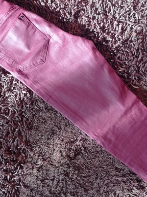 Bershka burgundy jeans used, size 36
