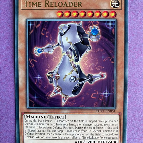 Time Reloader Yu-Gi-Oh! Card 1st Edition near mint