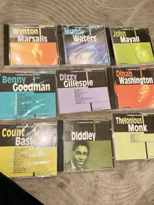 Jazz and blues collectible CDs new set