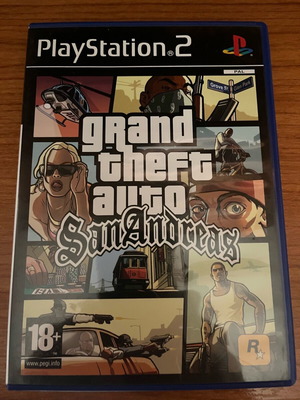 GTA San Andreas game for PlayStation 2 used