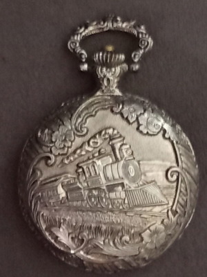 Geneva vintage μηχανικό ρολόι τσέπης μεταχειρισμένο, στυλ Railroad, Swiss Movt