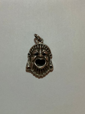 Silver Pendant 925 Ancient Theatrical Mask new