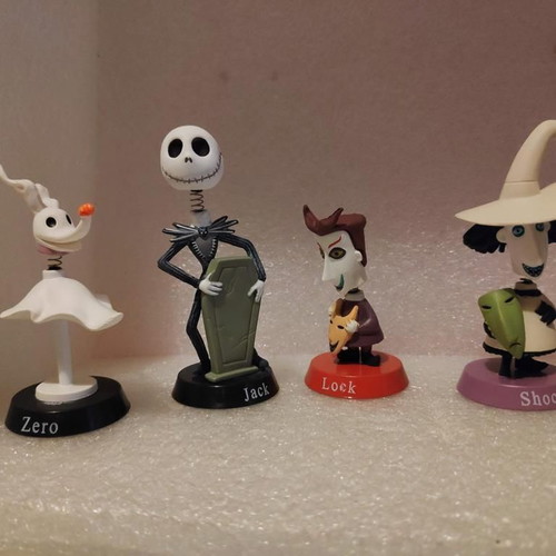 Jack Skellington and Sally collectible figure set like new