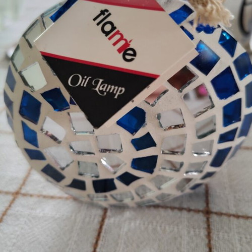 Oil lamp new with oil in packaging