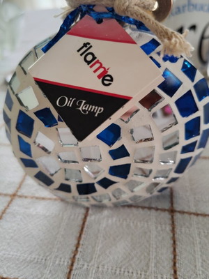 Oil lamp new with oil in packaging