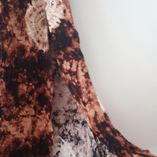 Badila maxi ethnic skirt, viscose, elastic waist