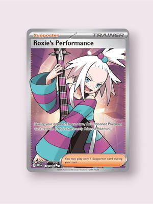 Roxie's Performance Pokemon card CRI 112