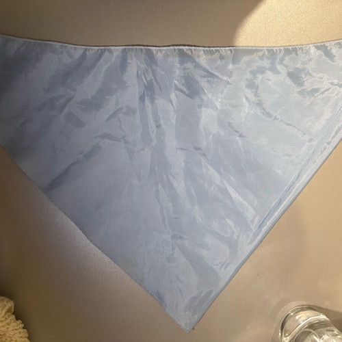 Blue parade triangular scarf like new