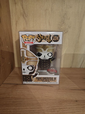 Funko Pop! Rocks Ghost Papa Emeritus III #204 Special Edition like new