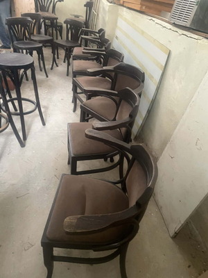 Cafe armchairs used