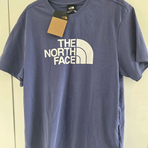 The North Face T-shirt, blue, size M, 100% cotton
