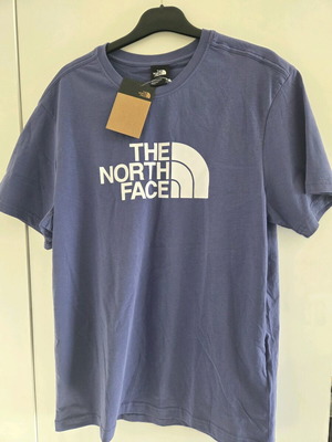 The North Face T-shirt, blue, size M, 100% cotton