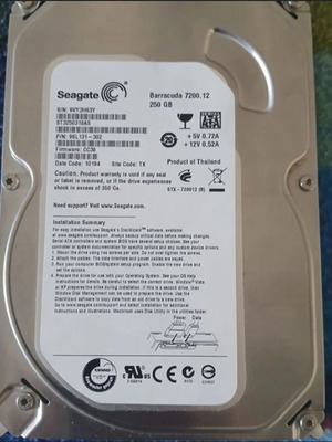 Seagate Barracuda ST3250318AS 3.5" 250 GB SATA hard drive used