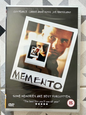 Memento DVD new, English subtitles, adventure