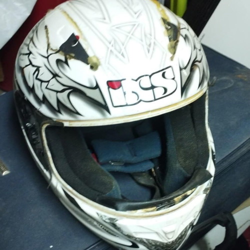 IXS Mystic HX406 full face motorcycle helmet used, size XS without visor