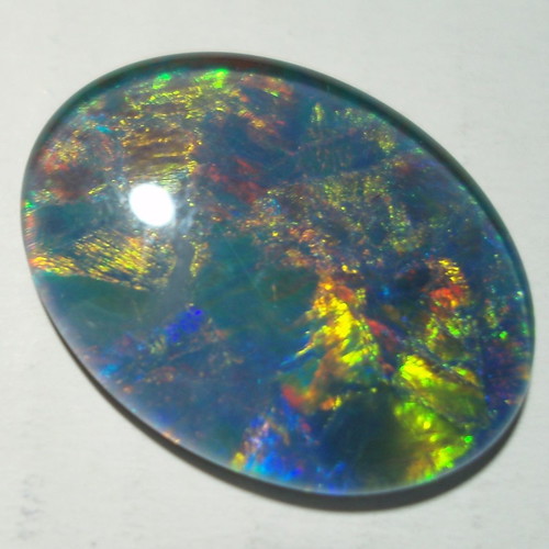 Australlian Opal Opal Doublet 8.75 ct new, size 20x15 mm