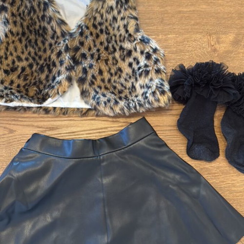 Girls' set like new, black