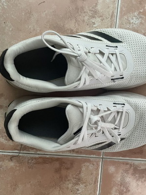Adidas Duramo SL white sneakers size 43 1/3