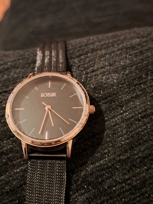 Loisir women's watch used, black and gold