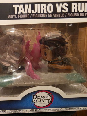 Funko Pop Demon Slayer Tanjiro vs Rui like new