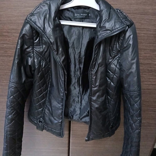 Black jacket used, size Small