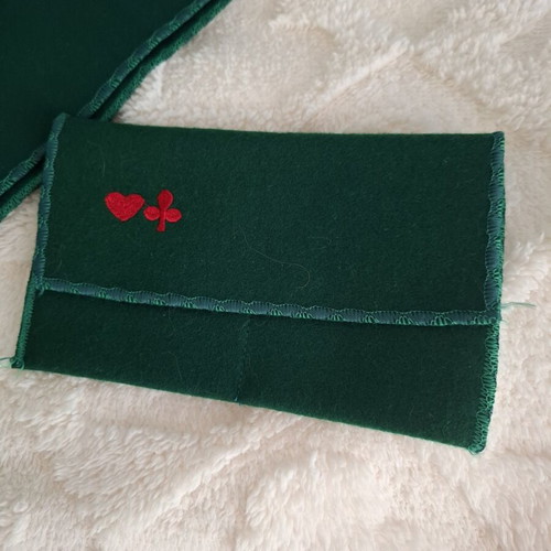 Green felt for cards like new, 2×1.60 m