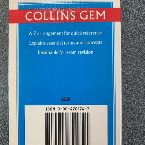 Collins Gem Basic Facts Mathematics book new, English