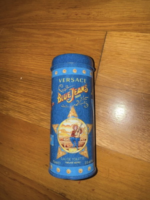 Μπουκάλι αρώματος Versace BlueJeans άδειο 75 ml